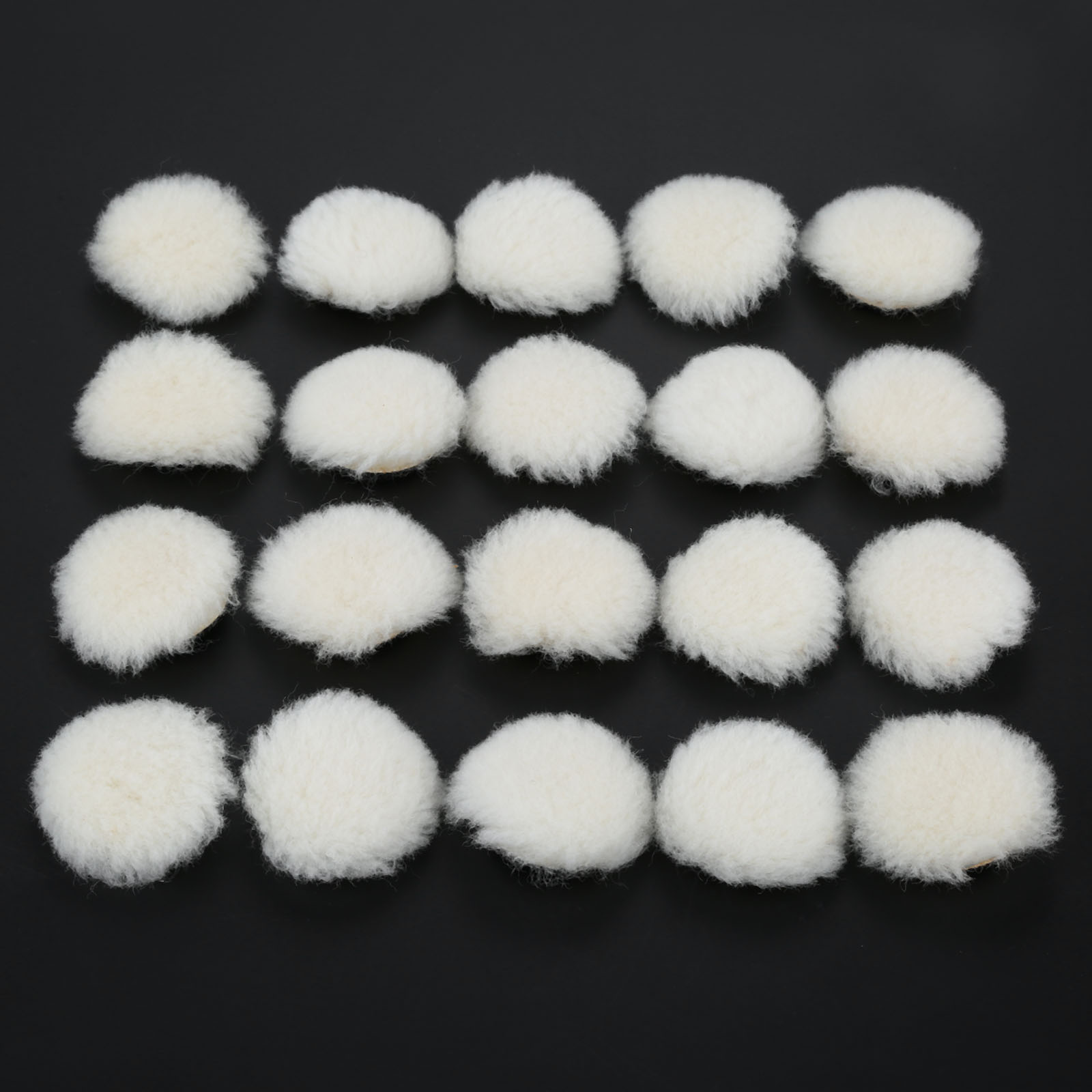 Car Wax Polishing Pad - mtsooning 20Pcs 1Inch 25mm Polish Waxing