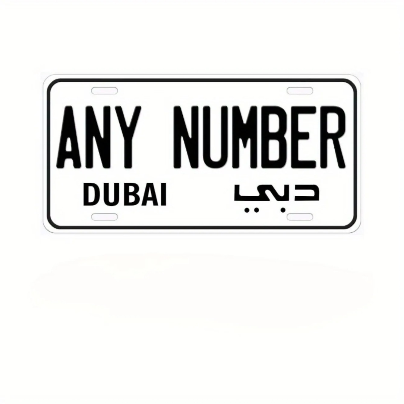 Customizable Number Dubai Lice - Car Accessories Dubai recensie en prijs
