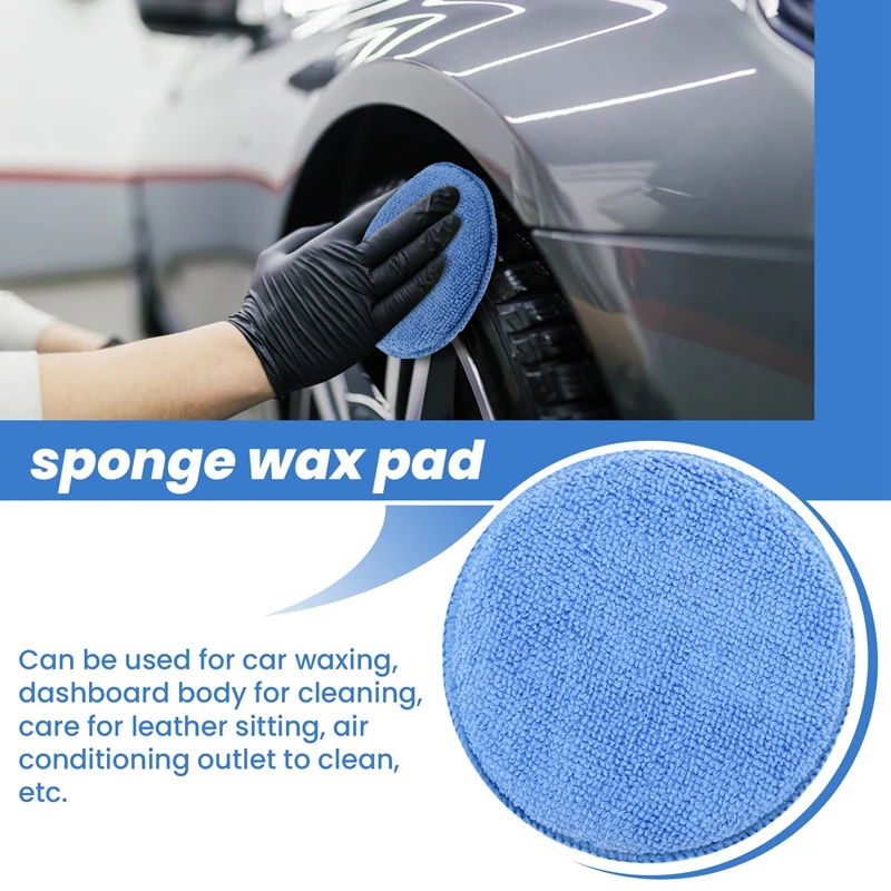 5Inch Microfiber Wax Applicato - Car Wax Polishing Pad recensie en prijs