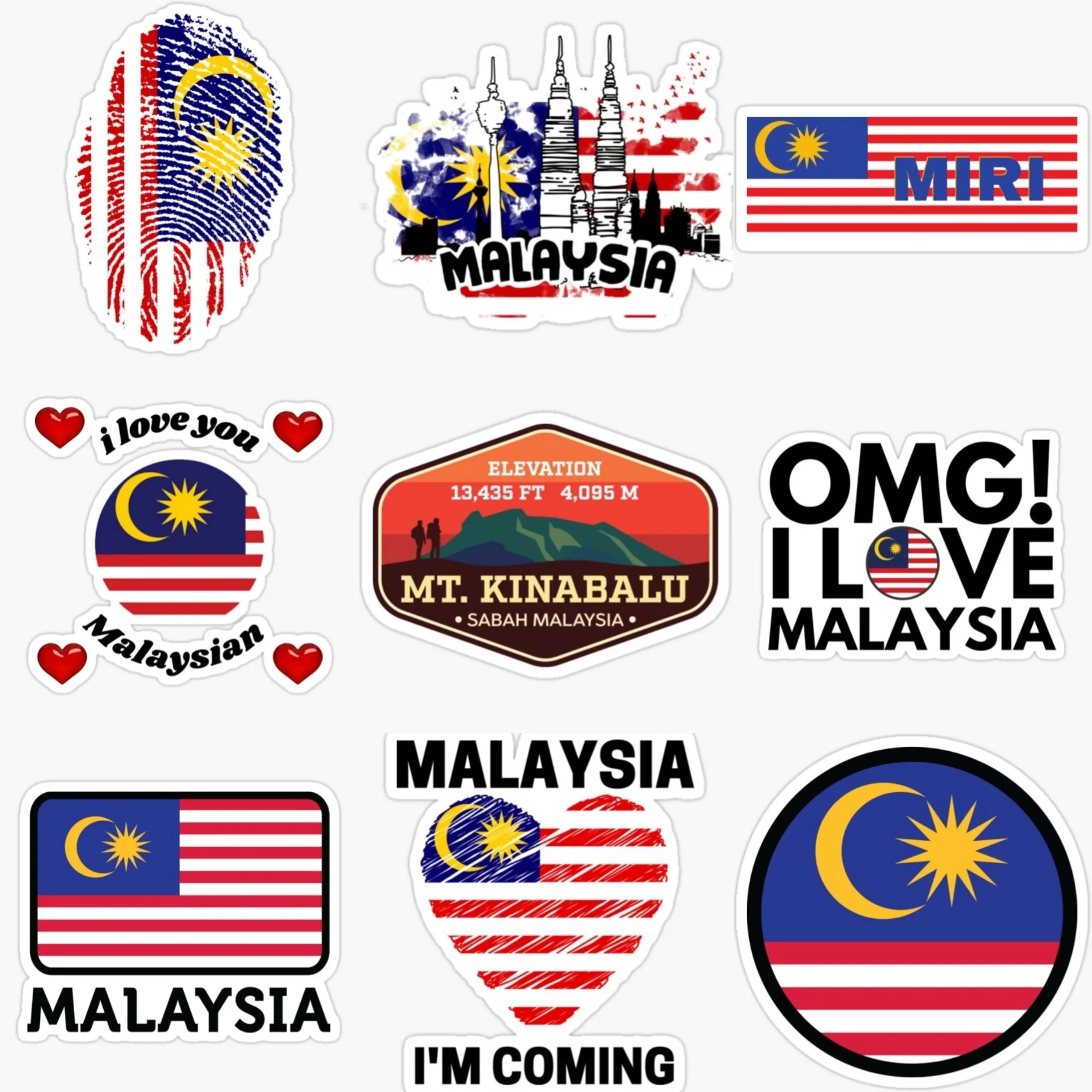 Malaysia Flag Emblem Creative  - Car Accessories Malaysia recensie en prijs