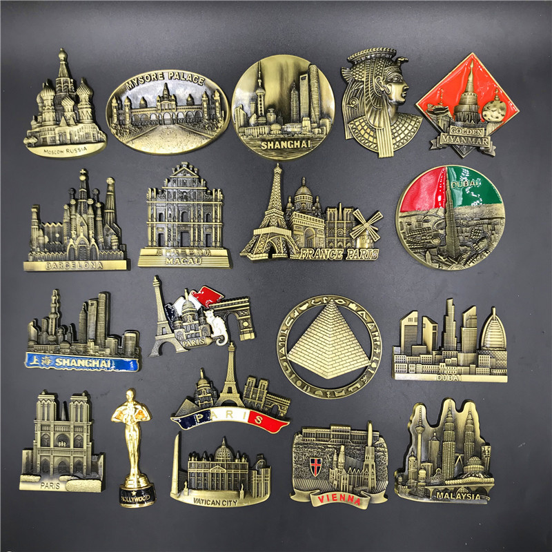 France Paris Metal 3D Cute Mag - Car Accessories Dubai recensie en prijs