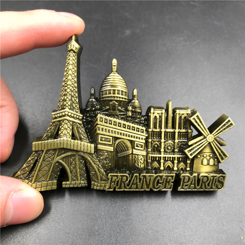 France Paris Metal 3D Cute Mag - Car Accessories Dubai recensie en prijs