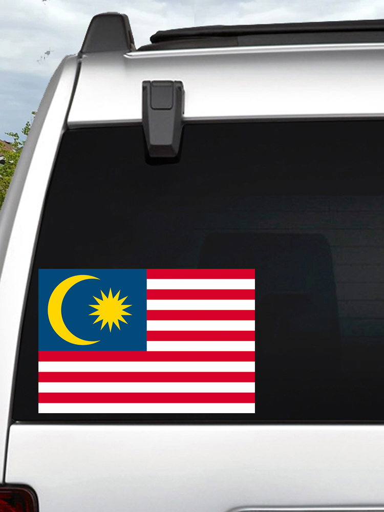 Flag of Malaysia Car Stickers  - Car Accessories Malaysia recensie en prijs