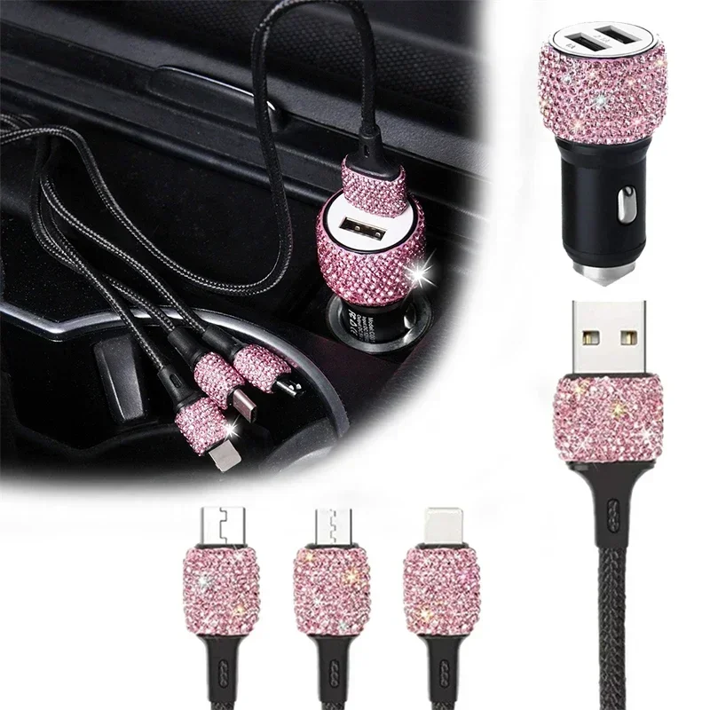 USB Car Charger 5V 2.1A Dual-P - Car Accessories For Women recensie en prijs
