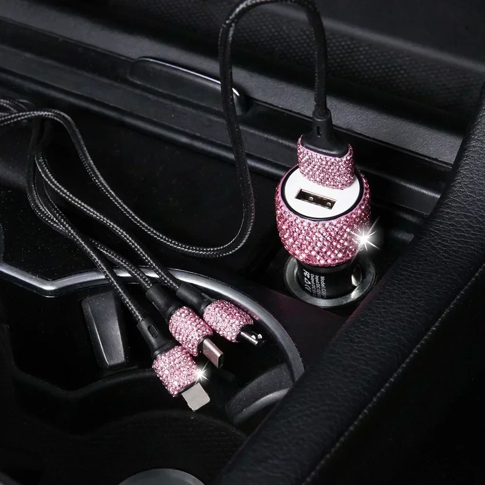 USB Car Charger 5V 2.1A Dual-P - Car Accessories For Women recensie en prijs