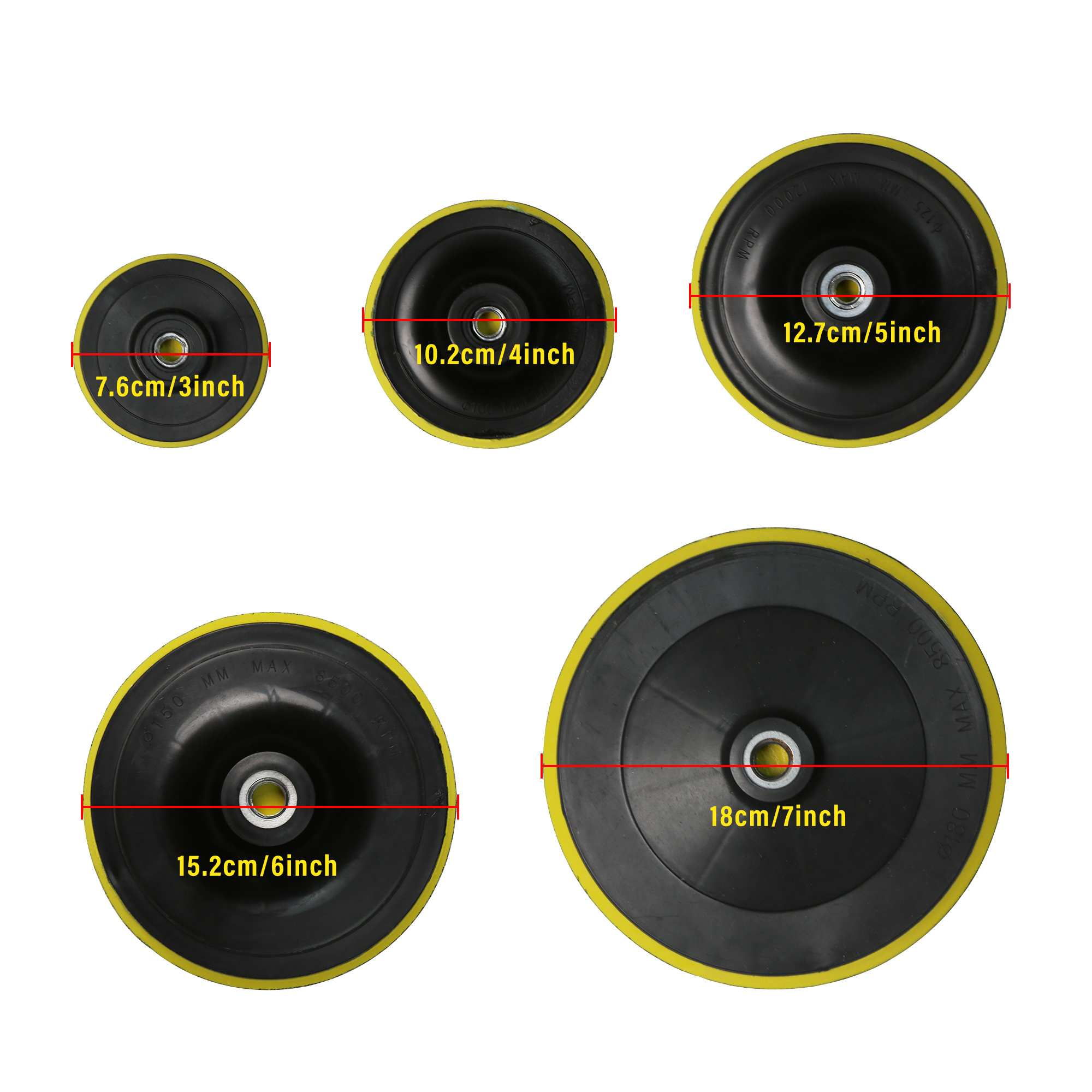 10PCS (8Pads+1Sucker+1Screw) C - Car Wax Polishing Pad recensie en prijs