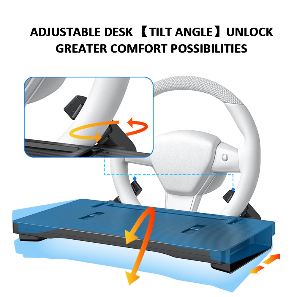 2-in-1 Foldable Car Steering W - Car Seat Organizer recensie en prijs
