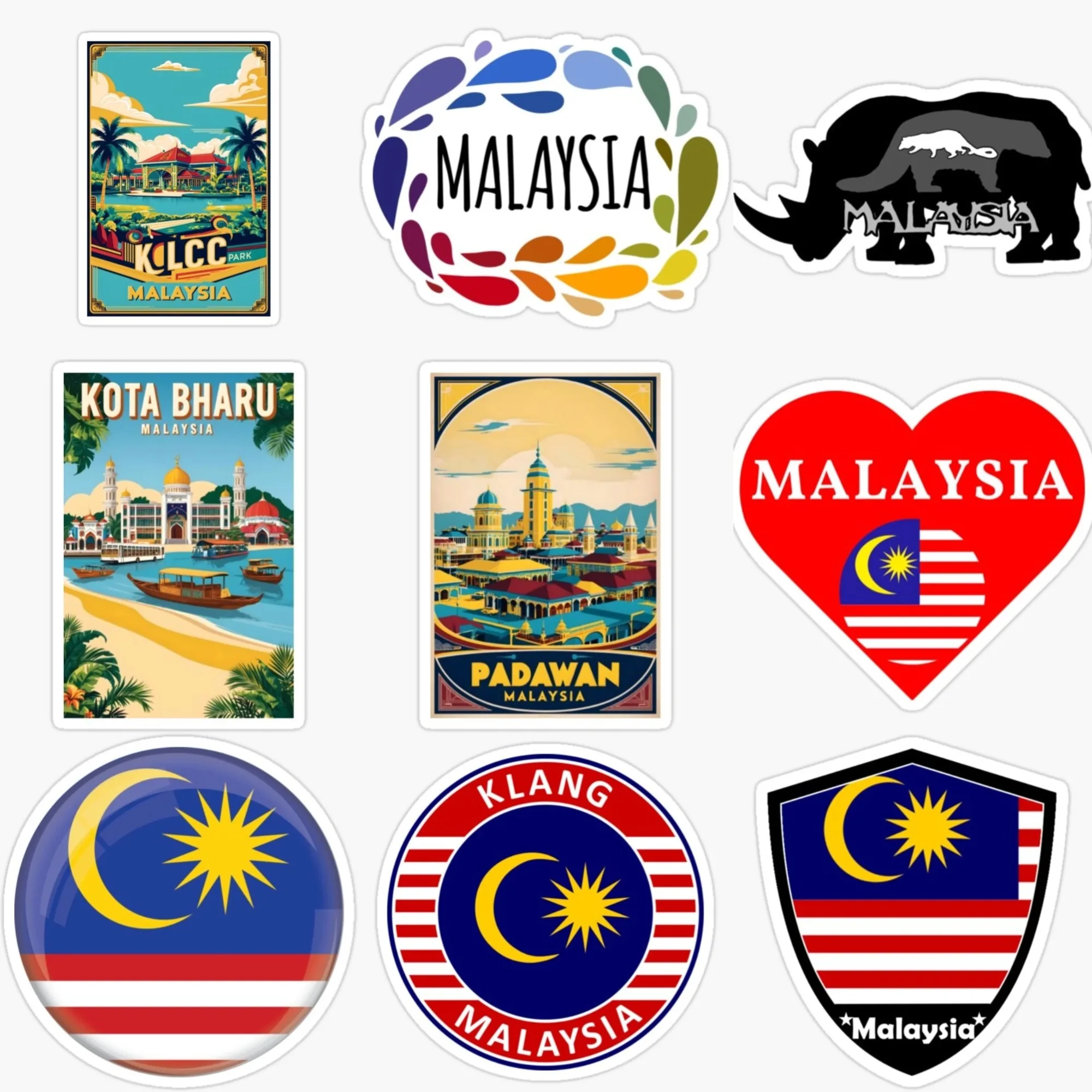 Malaysia Flag Emblem Scenery C - Car Accessories Malaysia recensie en prijs