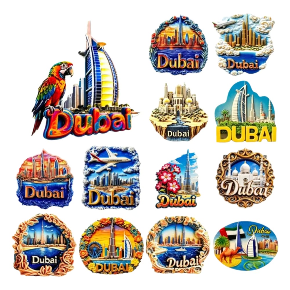 3D Resin Dubai Fridge Magnet U - Car Accessories Dubai recensie en prijs
