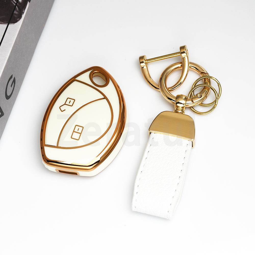 Gold Edge 2/3 Buttons TPU Keyl - Car Accessories Malaysia recensie en prijs