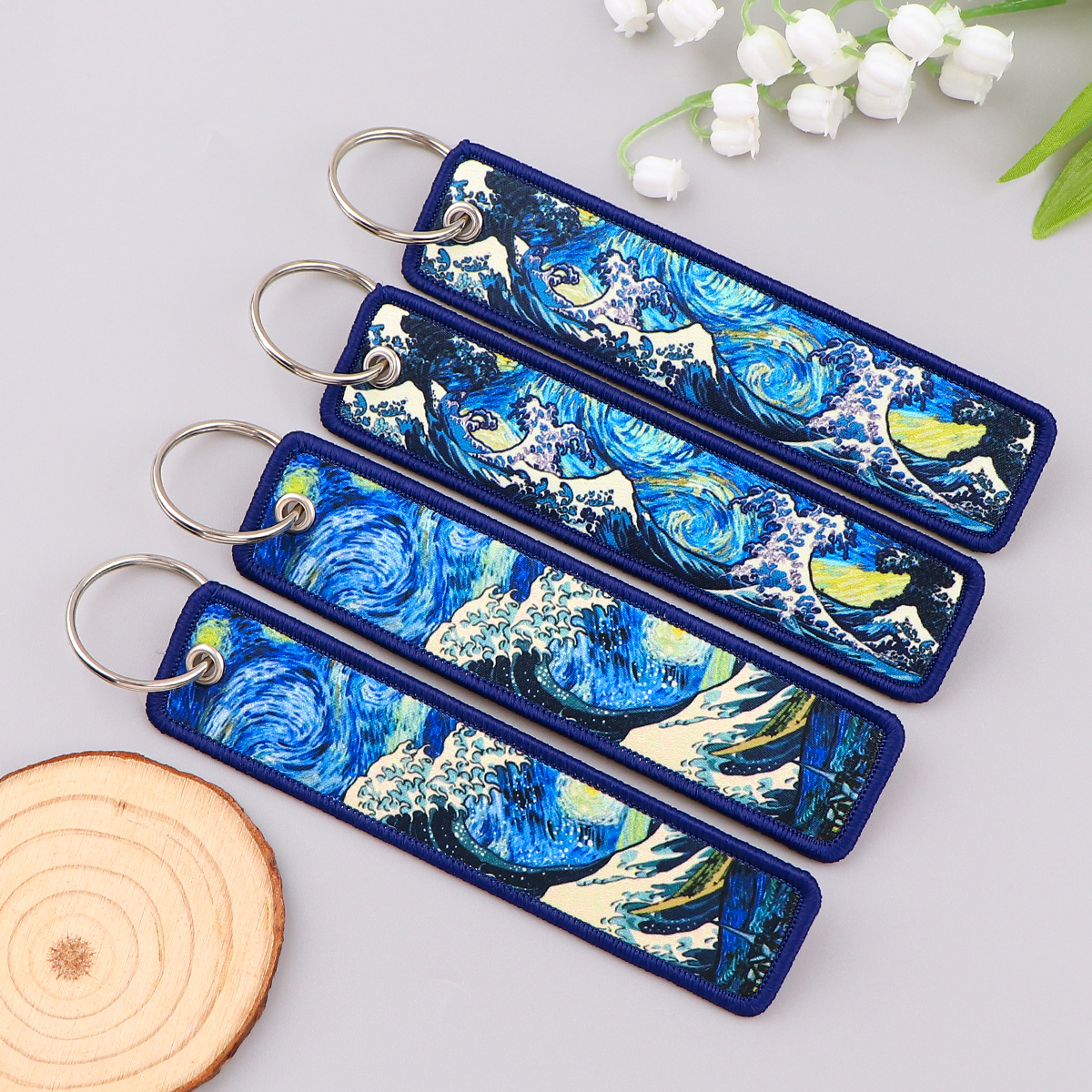 Van Gogh Embroidery Key Fobs K - Car Accessories For Women recensie en prijs
