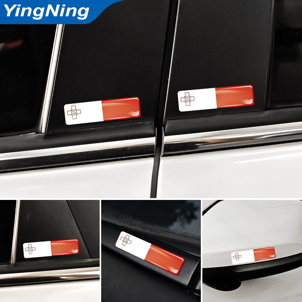 4PCS 3D Epoxy Domed Sticker Ma - Car Accessories Malaysia recensie en prijs