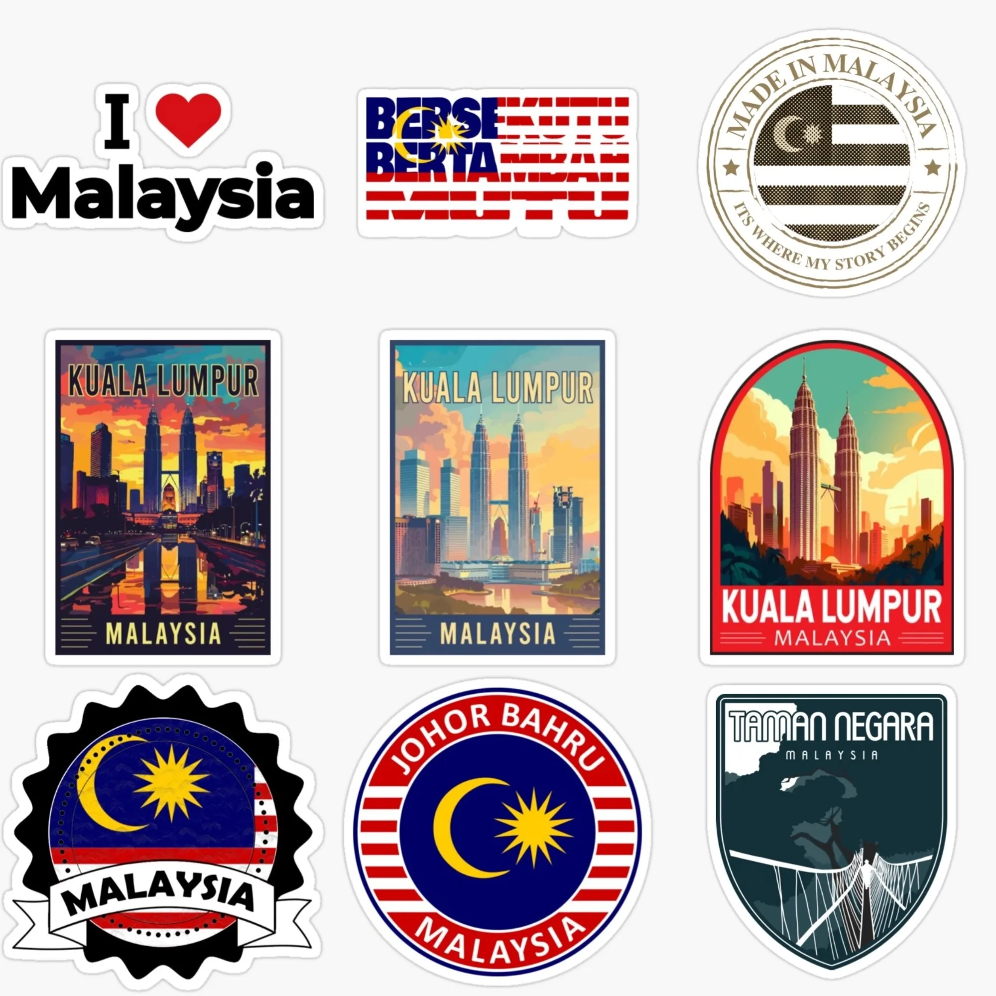 Malaysia Flag Emblem Scenery C - Car Accessories Malaysia recensie en prijs