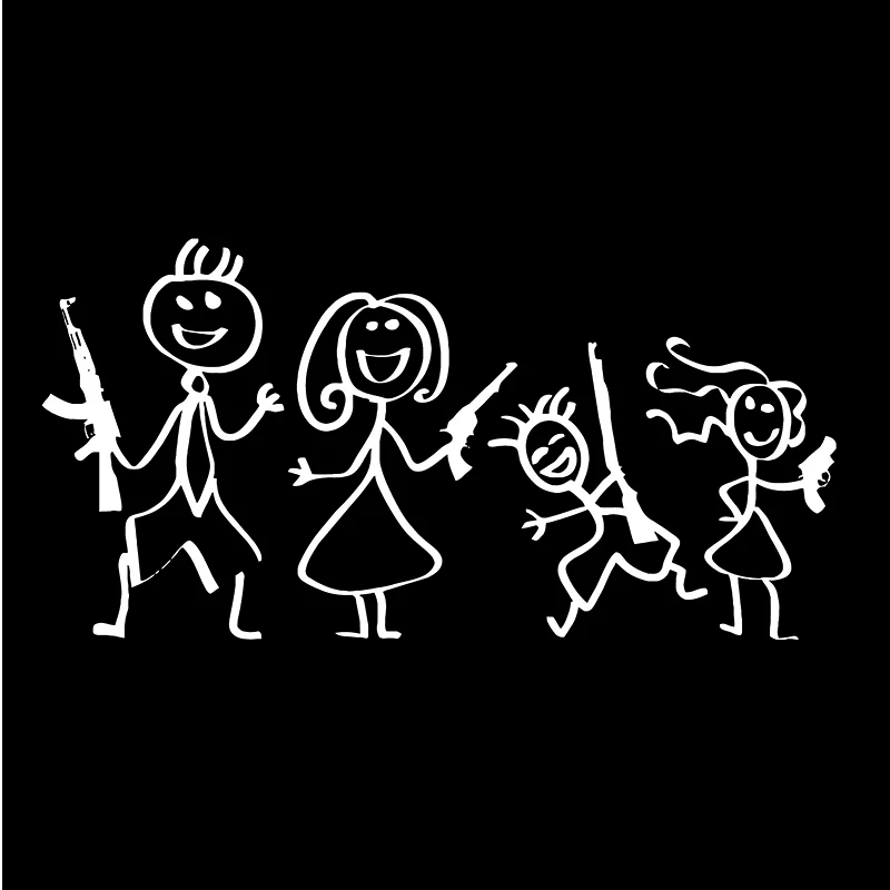 Car Sticker Family Stick Gun P - Car Accessories On Amazon recensie en prijs