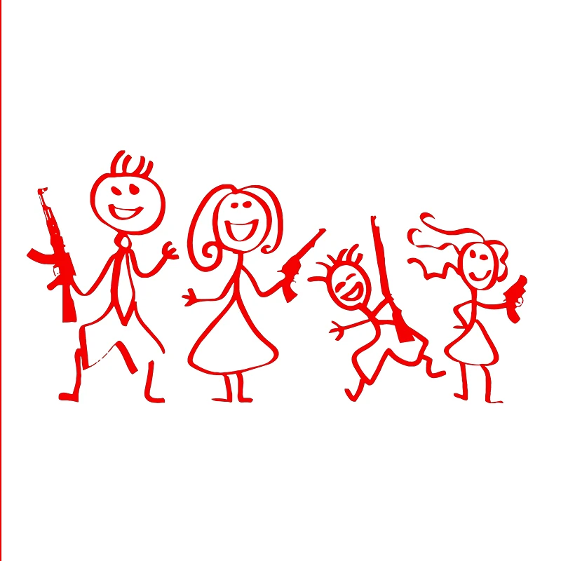 Car Sticker Family Stick Gun P - Car Accessories On Amazon recensie en prijs