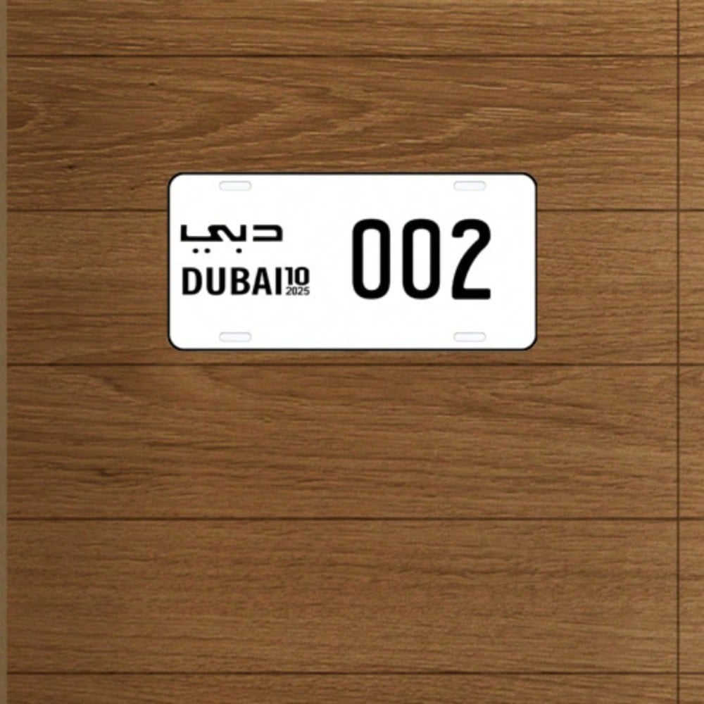 Custom Dubai 3D Metal License  - Car Accessories Dubai recensie en prijs