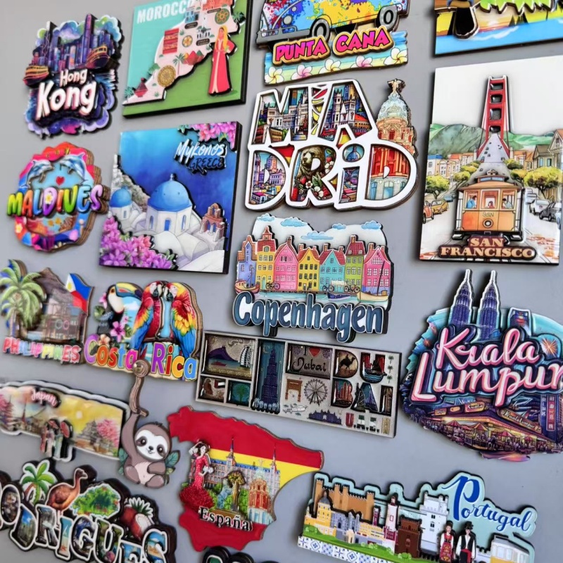 Wood Fridge Magnets Denmark GR - Car Accessories Dubai recensie en prijs