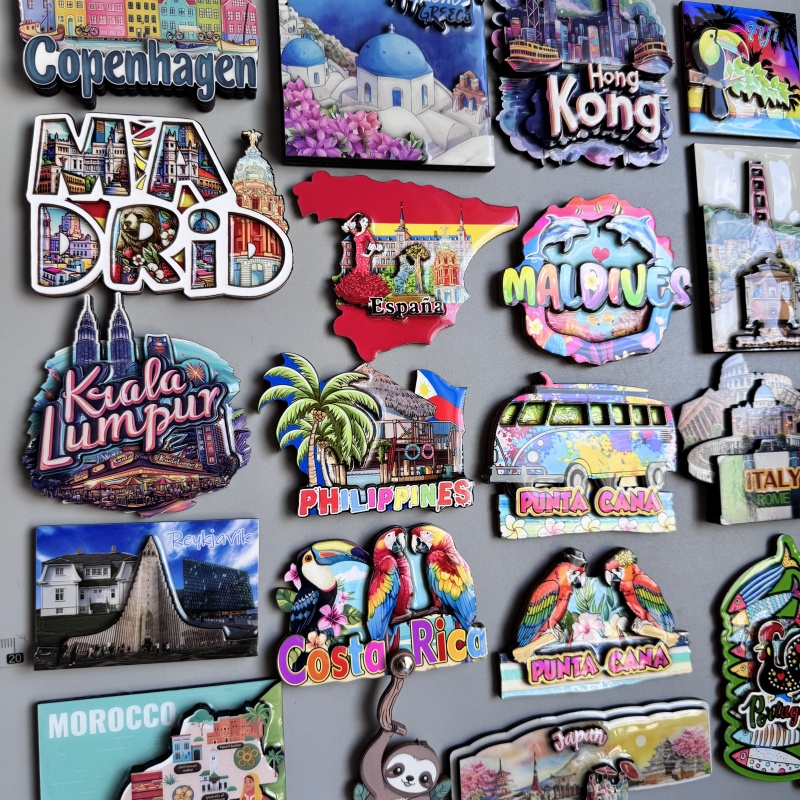 Wood Fridge Magnets Denmark GR - Car Accessories Dubai recensie en prijs