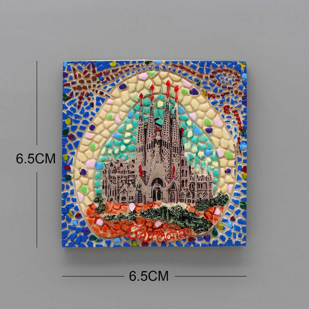 fridge magnets Barcelona mosai - Car Accessories Dubai recensie en prijs